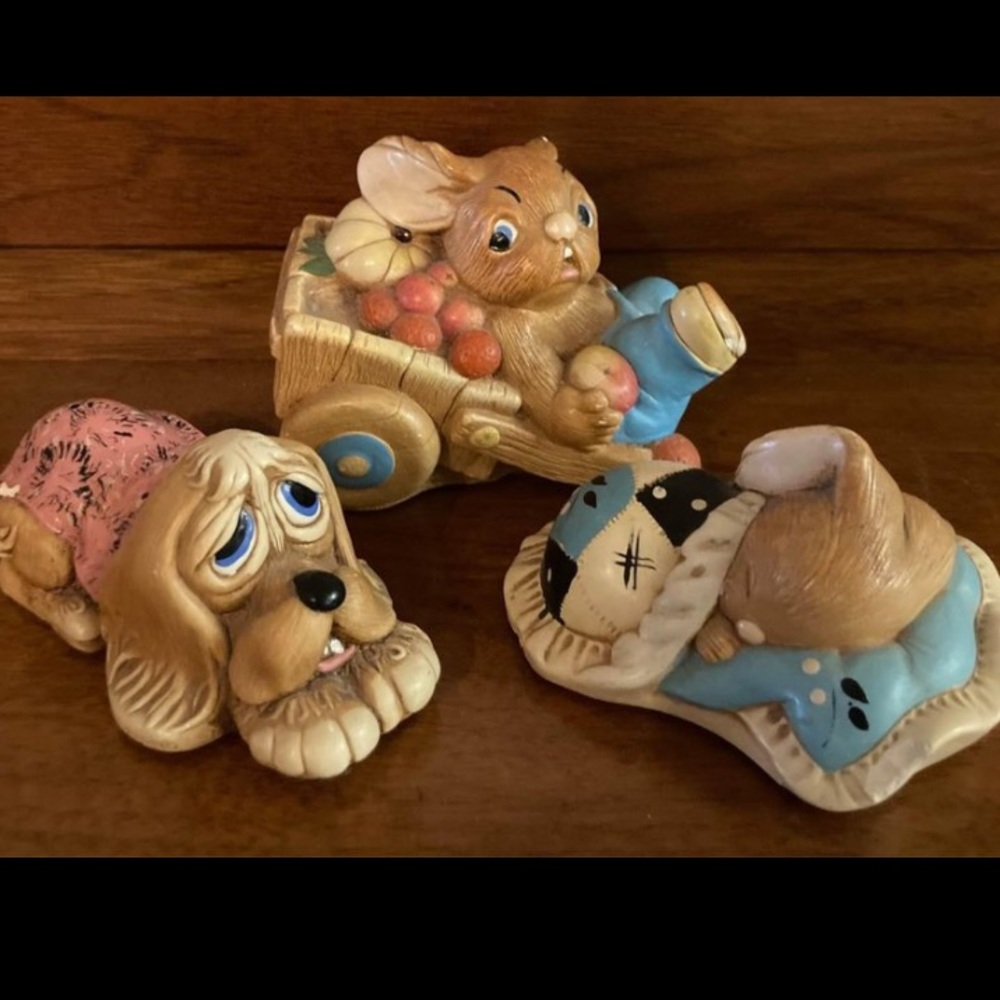 Pendelfin hand painted figurines.